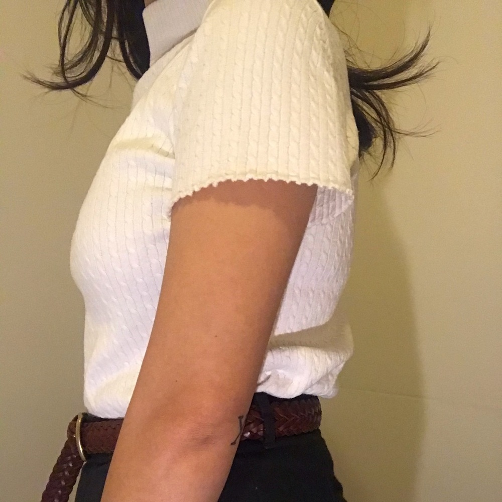 90s vintage turtle neck knit top - Picture 3 of 9
